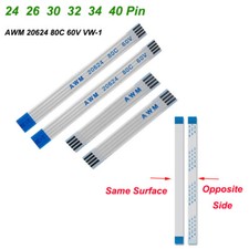 FFC Flexible Ribbon Cable 24-40P Flat Wire Pitch 0.5/1mm PCB Board Transmission picture