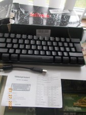 Unused Red Thunder Gaming RGB Backlight Keyboard, 61 Keys, Cool Backlights picture