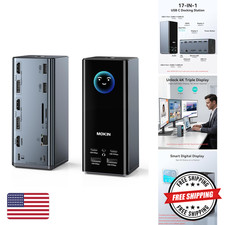 MOKiN 17-in-1 USB C Docking Station Dual Monitor USB Hub MODK2403-US-1 picture