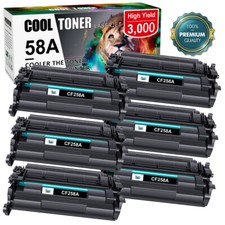 6PK CF258A Toner Compatible with HP 58A LaserJet Pro M404n MFP M428fdn No Chip picture