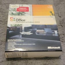 Microsoft Office Professional 2003 Upgrade CD Word Excel Access Outlook with Box picture