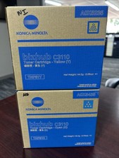 KONICA MINOLTA TNP51Y + TNP51C Toner A0X5235 A0X5435 picture