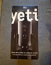 Blue Yeti Blackout USB Condenser Microphone Black Stand, Mute/Gain/HP Out picture