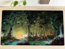 MTG Magic Forest Table Playmat TCG CCG Games Pad Trading Card Game Mat Mousepad picture