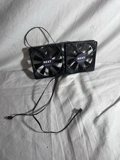 NZXT RF-AF12C-RB Case Fan 120 mm 3-Pin Rifle Bearing PC Fan- Black- lot of 2 picture