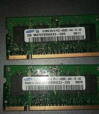 Samsung 1GB 2x512MB DDR2 RAM PC2-4200S Laptop Memory Memory Notebook picture