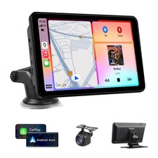 7 Inch Portable Carplay Android Auto Screen for Car Support TF Card picture