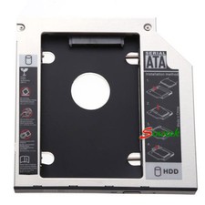 SATA to SATA 2nd HDD SSD Hard Drive 9.5mm Universal Caddy CD/DVD-ROM Optical Bay picture