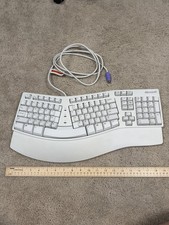 Microsoft KU-0045 Natural Keyboard Elite, White, NOT TESTED picture