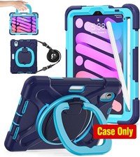 Shockproof Case for 2024 iPad Mini 7 (A17 Pro) - Navy Blue 8.3 picture