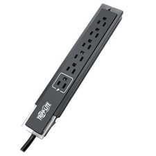 Tripp Lite By Eaton Master-Power Tlp606Sstelb 6Out Surge Protector 1440 J Black picture