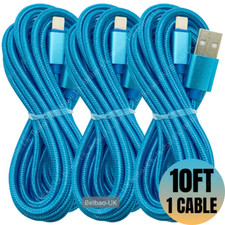 For Apple iPhone 14 12 11 XR 8 7 Charger Cable 10Ft Fast Charging USB Data Cord picture