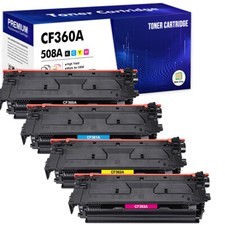 4P For HP LaserJet M552dn M553dn M553x MFP M577dn Color Toner CF360A 508A ink picture