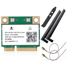 AX210 Wireless Network Card 5374M WIFI 6E 2.4G/5G Dual-Band BT 5.2 MINI PCIE picture