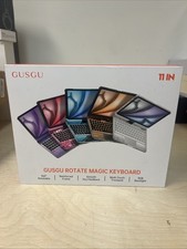 Gusgu Rotate Magic Keyboard With Multi-touch track Pad And RGB Light picture