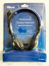 Micro Innovations Multimedia Stereo Headset -New in Package picture