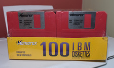 100 Memorex 2SHD Pre-Formatted 3.5