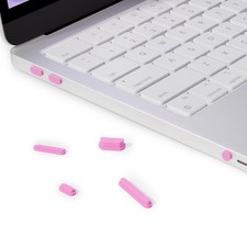 ProElife 7 Pcs Anti Dust Dirt Plug Cups New 2026 MacBook Neo 13 inch, Pink picture