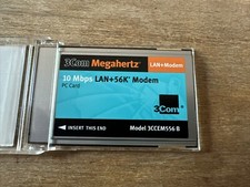 3COM 3CXEM556B 10Mbps LAN +56K Modem PC Card with XJACK picture