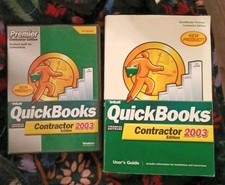 Intuit Quickbooks 2003 Premier Contractor Edition Software Complete Read picture