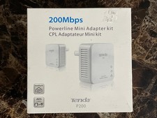Tenda P200 200Mbps Powerline Mini Adapter Kit Ethernet Over Power NEW SEALED picture