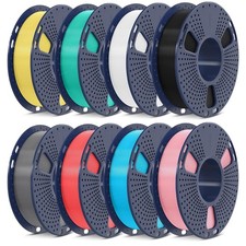 High Speed PLA Filament 1.75mm 8 Colors 250G 8 Pack SUNLU PLA 3D Printing picture