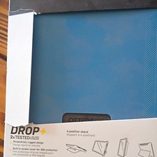OTTERBOX Drop+ Rugged Blue Tablet Case Multi-layer Defense Stand Pencil Storage picture