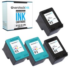 4X Compatible OSI HP Printer Ink 92 93 for HP PhotoSmart C3190 C3193 C3194 C4180 picture