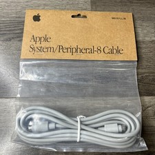 Vintage Apple System  Peripheral 8 Cable New Old Stock Sealed M0197LL/B picture
