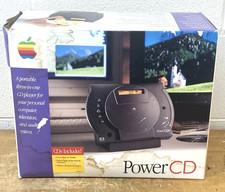 Apple PowerCD In Box Tested and plays great very rare cd player picture
