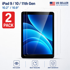 iPad 9 10 11th Gen 10.2 10.9 Screen Protector Hydrogel HD Clear Self Healing picture