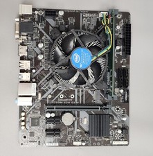 Gigabyte M-ATX motherboard with Intel Core i3 9100 CPU and 8GB DDR4 RAM -Working picture