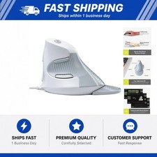 DELUX Wired Ergonomic Vertical Mouse, for Medium Hands(M618XU-White) picture