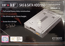 (Lot of 30) Icy Dock MB982IP-1S Full Metal 2.5in to 3.5in HDD & SSD Converters picture