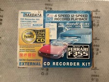 1998 VINTAGE TRAXDATA CDR 4120EL PRO FULL SET CD-R RECORD KIT NEW OLD STOCK picture