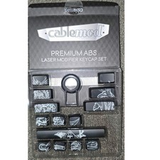 Cablemod premium ABS laser modifier keycap set Horus vs Seth picture