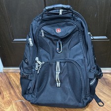 Swiss Gear 1900 Scan Smart Laptop Airflow Backpack Black Durable  picture