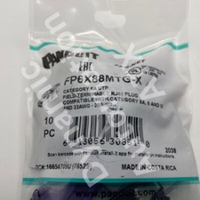 New PANDUIT  FP6X88MTG-X / FP6X88MTGX Cat6A Termination Modular Plug (Bag of 10) picture
