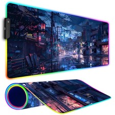 Armanza RGB Gaming Mouse Pad, Large Mousepad X-Large, 10 Japanese Streets picture