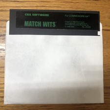 Commodore Match Wits / Commodore 64 Diskette picture