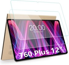 2-Pack Tempered Glass Screen Protectors for TECLAST T60Plus, Anti-Scratch, HD Cl picture