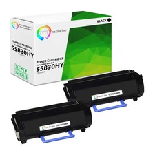 2Pk TCT 593-BBYS For Dell S5830 X68Y8 HY Black Premium Compatible Toner (25k Pgs picture