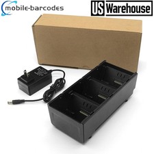 3-Slot Battery Charging Cradle for Zebra QLN220 QLN320 QLN420 ZQ610 ZQ620 ZQ630 picture