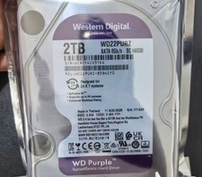 WD22PURZ 2TB Purple Surveillance HDD 256MB Cache 3.5