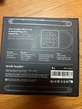 Work Louder Creator Micro v2 Programmable Keypad RGB USB-C/Bluetooth Black picture
