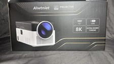 Alwtniet Short Throw Smart Projector with Wifi and Bluetooth 8K - HY450 picture