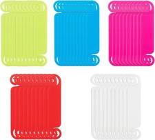 50PCS Cable Labels Tags, Waterproof Reusable Hook & Loop Cord Labels for Electro picture