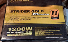 SILVER STONE SST-ST1200-G 1200W STRIDER GOLD 80 PLUS GOLD POWER SUPPLY picture