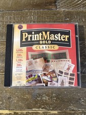 PrintMaster Gold Classic PC Cd Rom picture