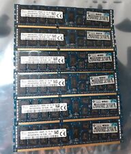 Lot of 6 SK Hynix 16GB 2Rx4 PC3-14900R HMT42GR7BFR4C Server RAM w/ HP 71283-081 picture